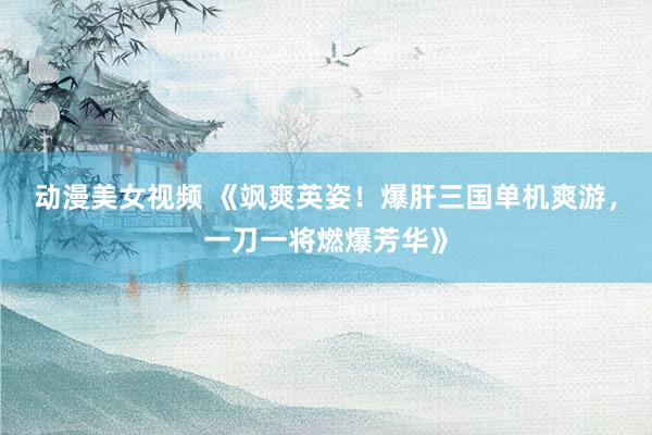 动漫美女视频 《飒爽英姿！爆肝三国单机爽游，一刀一将燃爆芳华》
