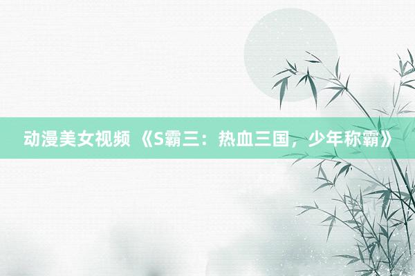 动漫美女视频 《S霸三：热血三国，少年称霸》