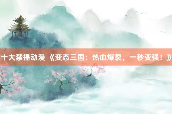 十大禁播动漫 《变态三国：热血爆裂，一秒变强！》