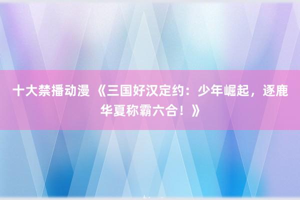 十大禁播动漫 《三国好汉定约：少年崛起，逐鹿华夏称霸六合！》
