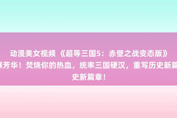 动漫美女视频 《超等三国5：赤壁之战变态版》引爆芳华！焚烧你的热血，统率三国硬汉，重写历史新篇章！