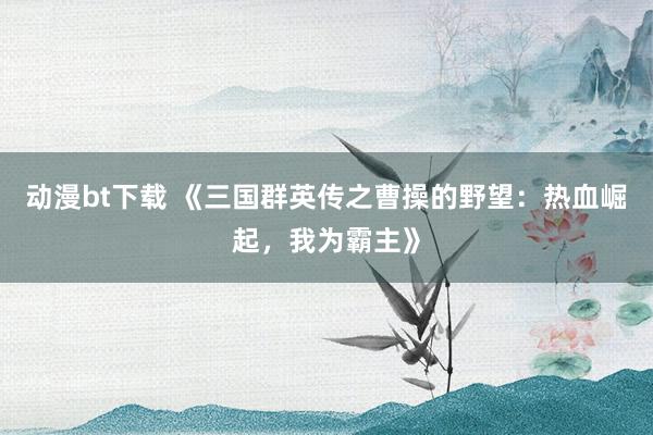 动漫bt下载 《三国群英传之曹操的野望：热血崛起，我为霸主》